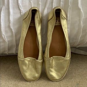 Dolce Vita Gold Slip On Flats